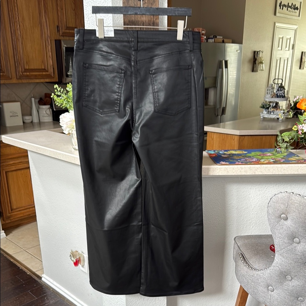 Chico’s High Rise Wide Leg Coated Denim - Picture 7 of 12